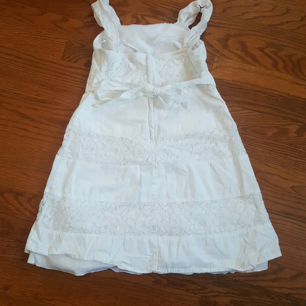My michelle white‎ lace dress tiered size 12